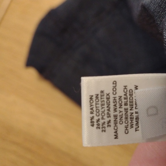 Ann Taylor deep blue cropped trouser, 14. - Picture 7 of 10